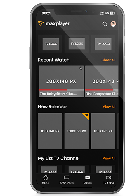 MaxPlayer Mobile App