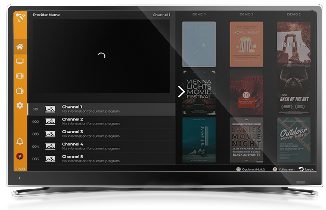 MaxPlayer on Smart TV