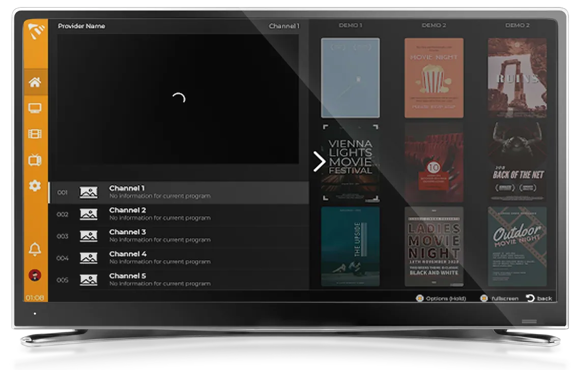 MaxPlayer on Smart TV
