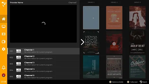 MaxPlayer on Android TV — screenshot 1