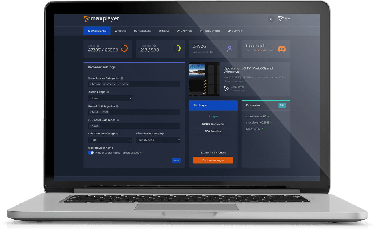 MaxPlayer on MaxPlayer — screenshot 1