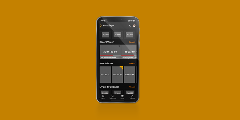 MaxPlayer mobile is ready!
